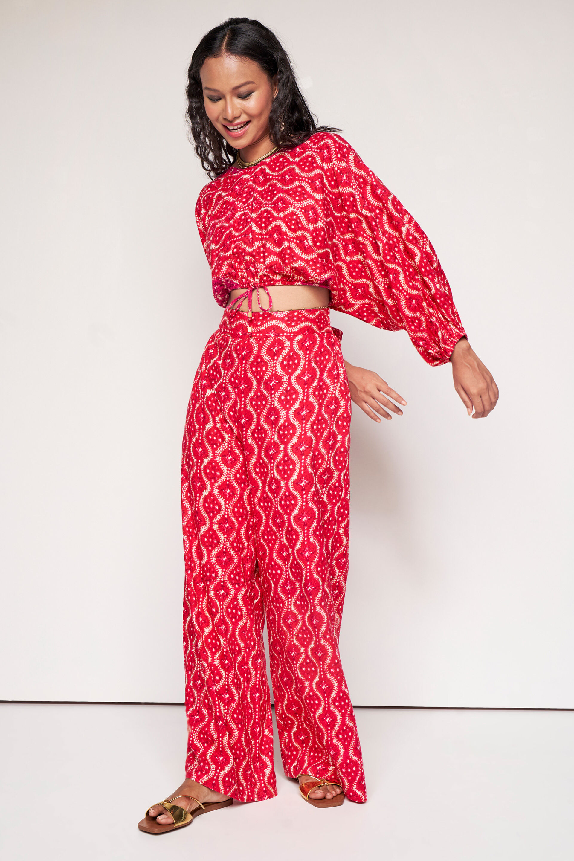 Lal Gulaab Set, Red, image 2